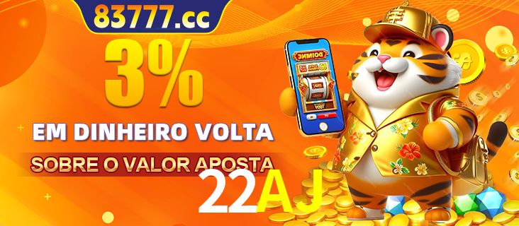 Promoção para baixar e instalar o aplicativo do cassino 22AJ. O banner oferece uma recompensa de R1aR1aR8, com a imagem de uma cobra sobre moedas de ouro.